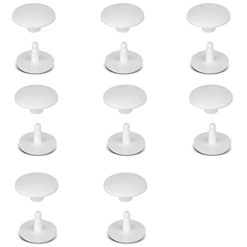Replacement Rivets for Clog and Beach Shoe Strap Repair Buttons, Set of 8