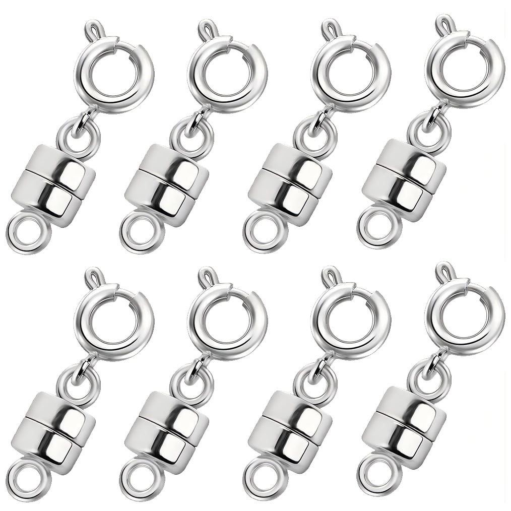Magnetic Necklace Clasp Extenders for Women, Gold Chain Converter for Bracelets, Necklaces, and Anklets
