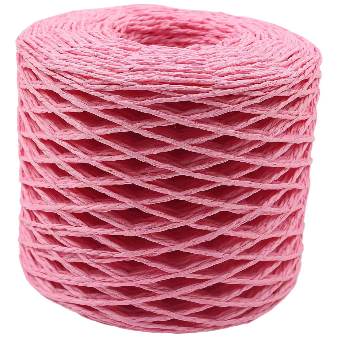 Colorful Double Strand Raffia Paper Rope 200m for DIY Hats, Bags & Crafts, 110 Grams/3.88oz 218.72 yards