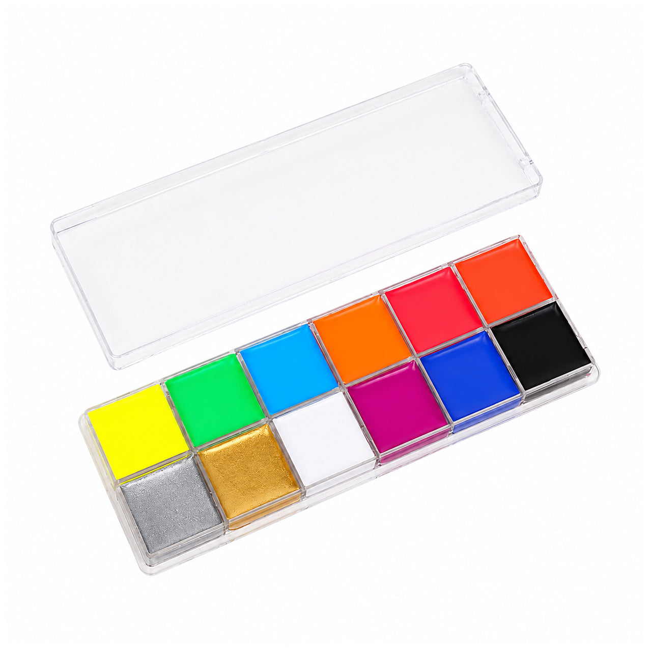 Professional Oil-Based Face and Body Paint Palette for Halloween SFX Cosplay Festival Stage Tattoo and Party Makeup
