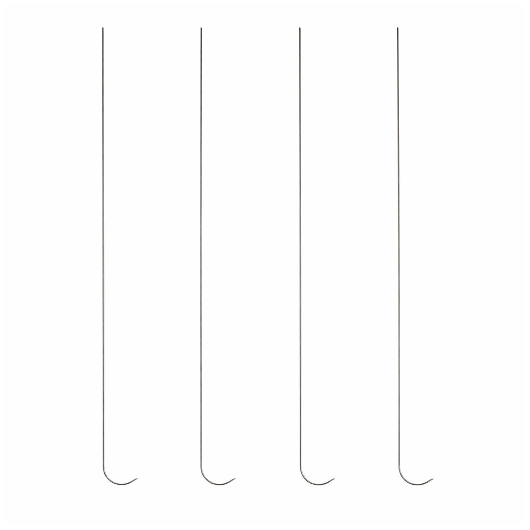 Clip Style Beading Needles Durable Tool for Bracelet Necklace and Waist Chain Making, Pack of 4