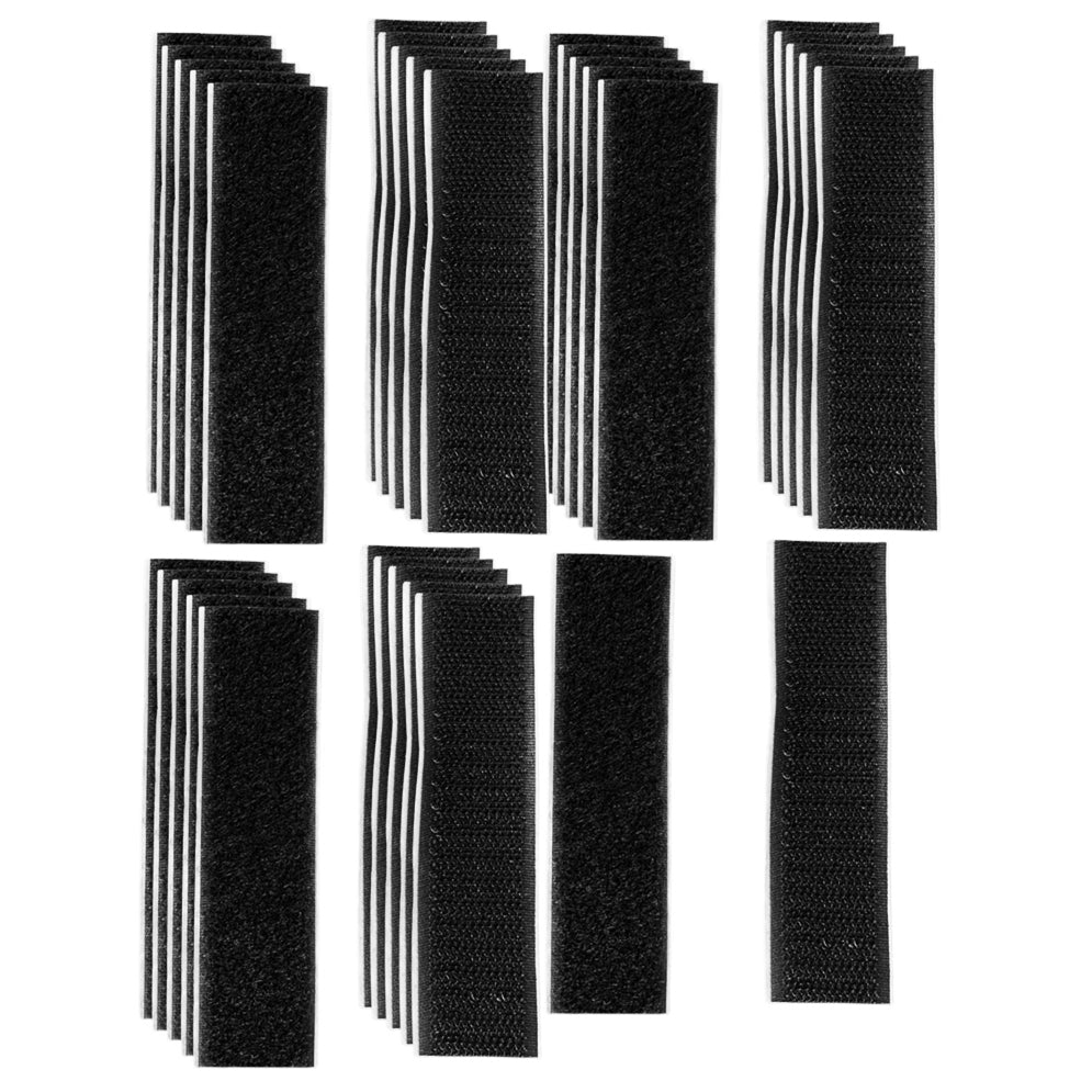 Heavy Duty Adhesive Hook and Loop Fastener Strips Double Sided Strong Backing for Home Office School
