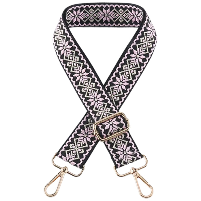 Adjustable 11-Inch Wide Stripe Purse Strap Replacement for Crossbody Handbags and Shoulder Bags