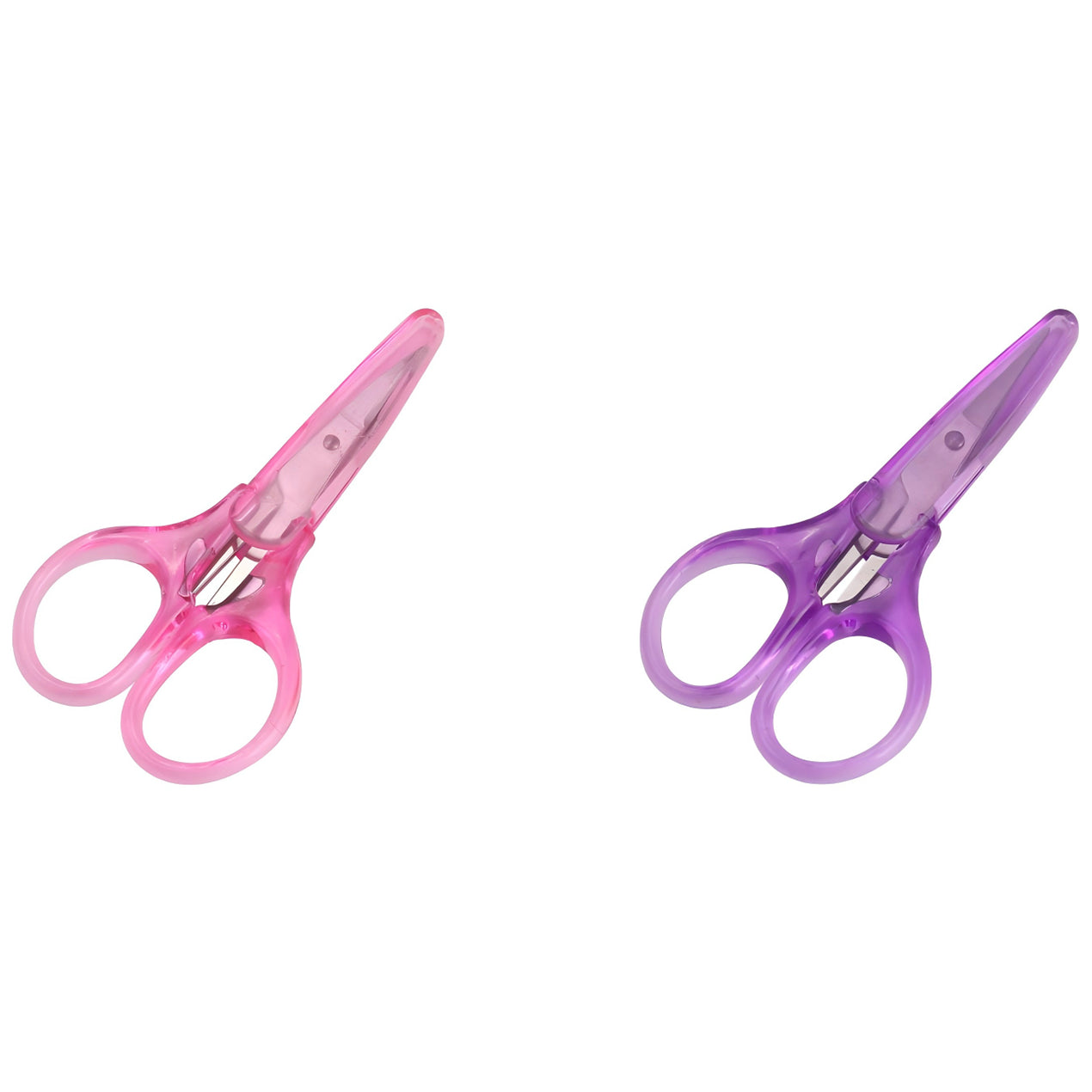 Small Craft Scissors 3 Inch Mini Sewing and Travel Scissors with Cover for Precision Paper Cutting