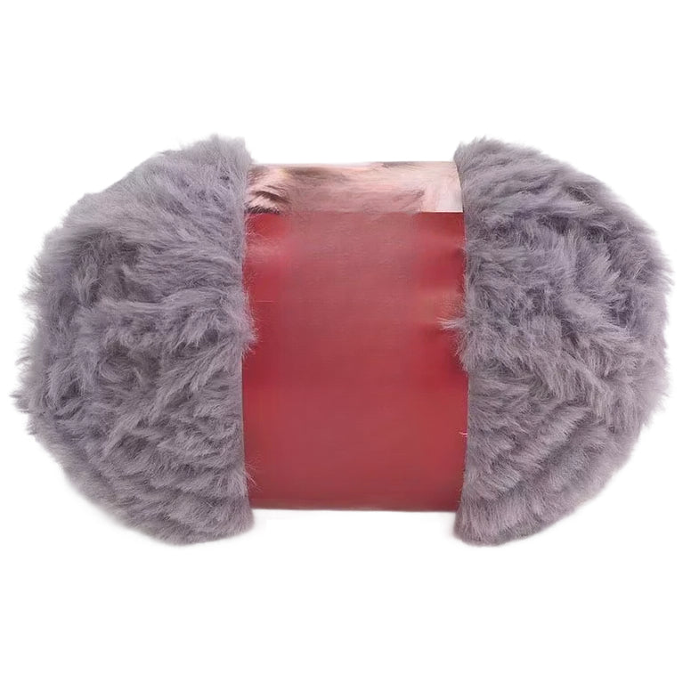 Luxurious Chunky Faux Fur Velvet Mink Yarn 100 Grams/3.53oz, 71.08 Yards for Knitting Fuzzy Clothes, Pillows and Decor