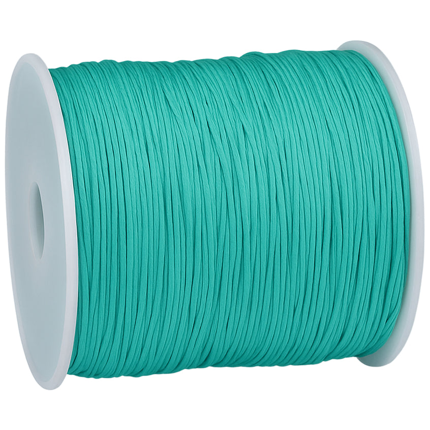 1mm Cotton Waxed Cord 175 Yards String for Jewelry Making, Beading, and Bracelets
