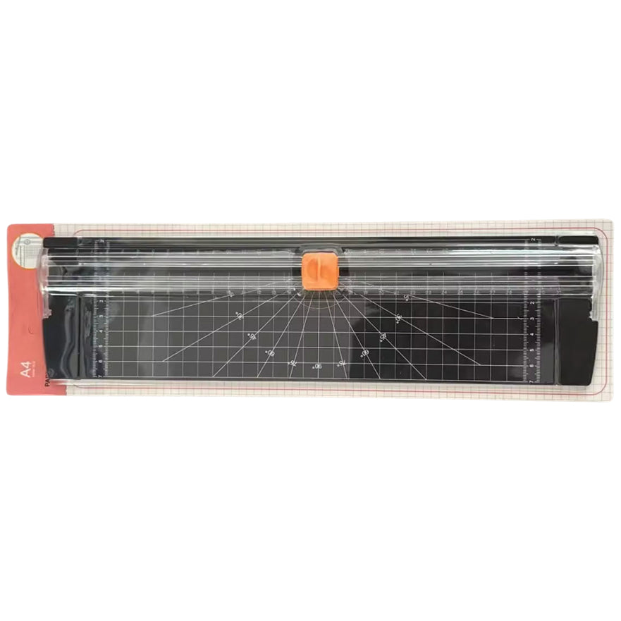 A4 Paper Cutter and Trimmer with Safety Blade for Photos, Labels, and Craft Projects