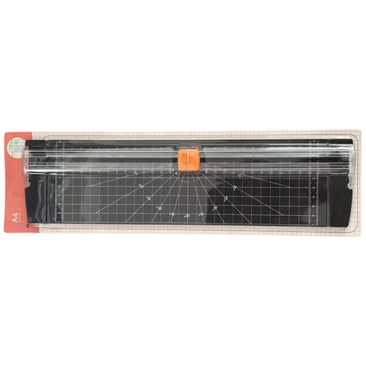 A4 Paper Cutter and Trimmer with Safety Blade for Photos, Labels, and Craft Projects