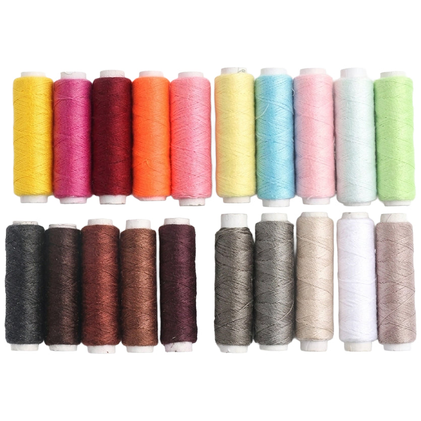 Sew-All Thread Set, 100m Spools for Sewing, Quilting, Mending, and DIY Crafts, Pack of 20