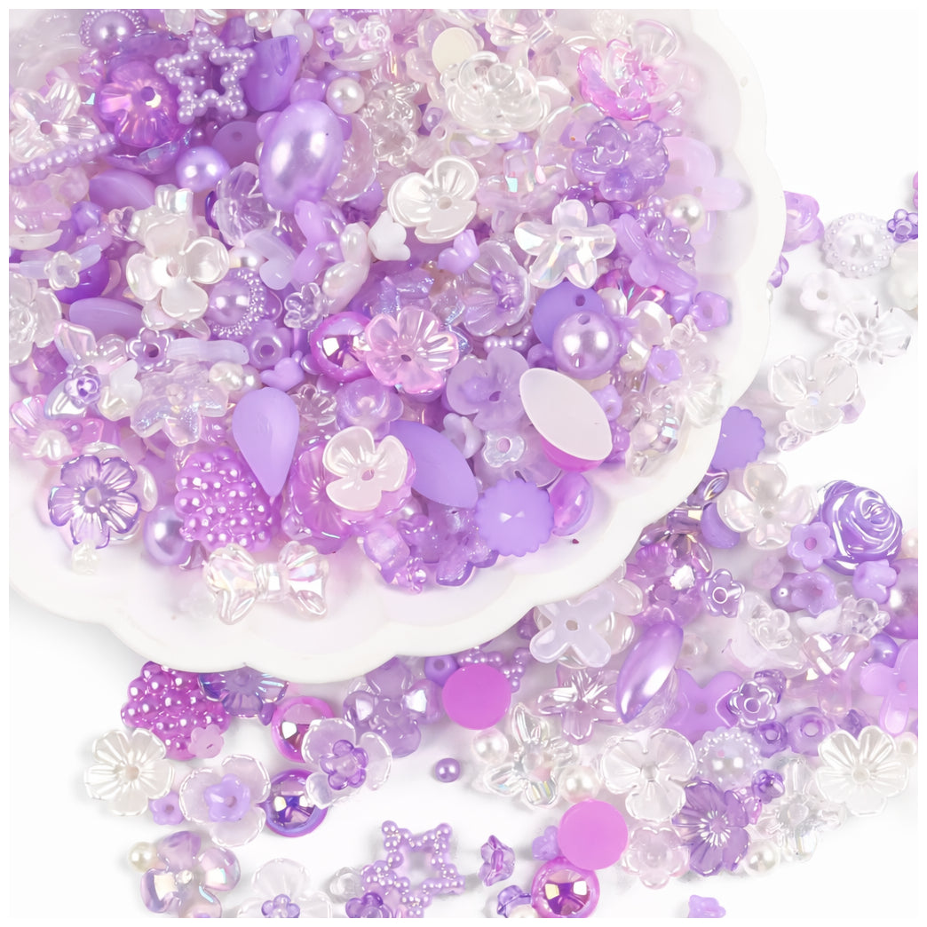 Assorted Acrylic Beads 180 to 240 Pieces for Bracelet Necklace and DIY Jewelry Making