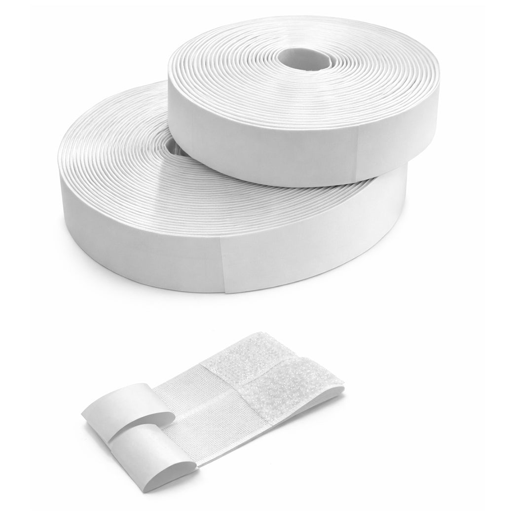 Nylon Heavy Duty Hook and Loop Adhesive Tape Roll Non Slip Strips for Rugs Walls Cushions Furniture