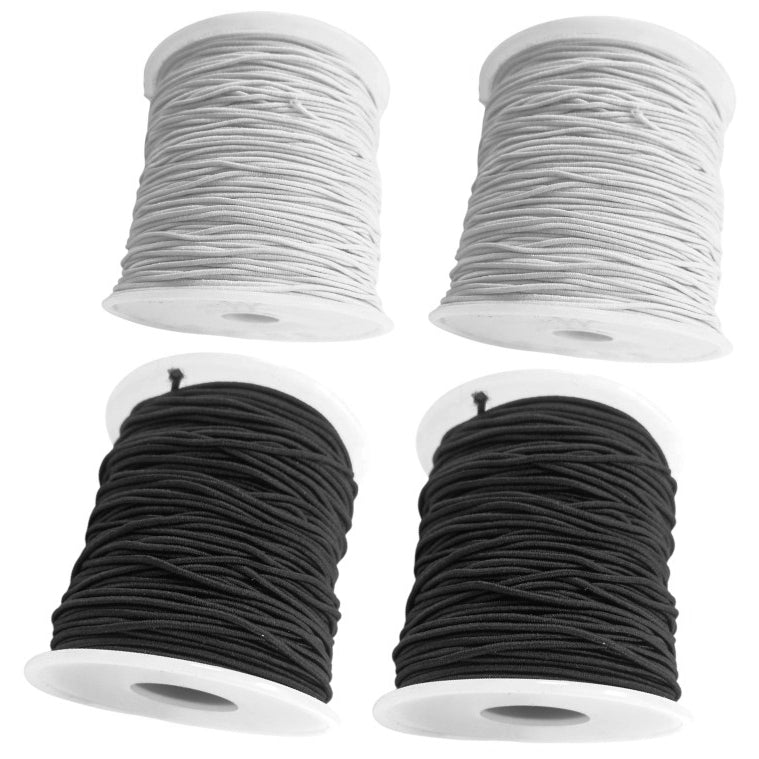 1 mm Stretch Elastic Cord for Bracelets and Jewelry Making Beading String