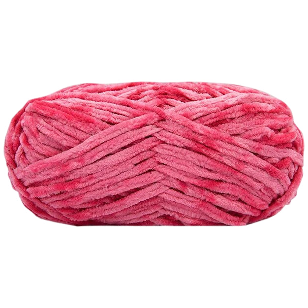 Thick Velvet Chenille Yarn 100 Grams/3.52oz 87.5 yards Skein Soft Chunky Plush Yarn for Knitting and Crocheting