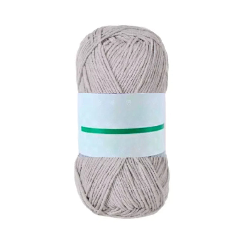 Premium Cotton Yarn – Soft, Super Fine #1 for Crochet & Knitting, 50 Grams/1.76oz 186 Yards