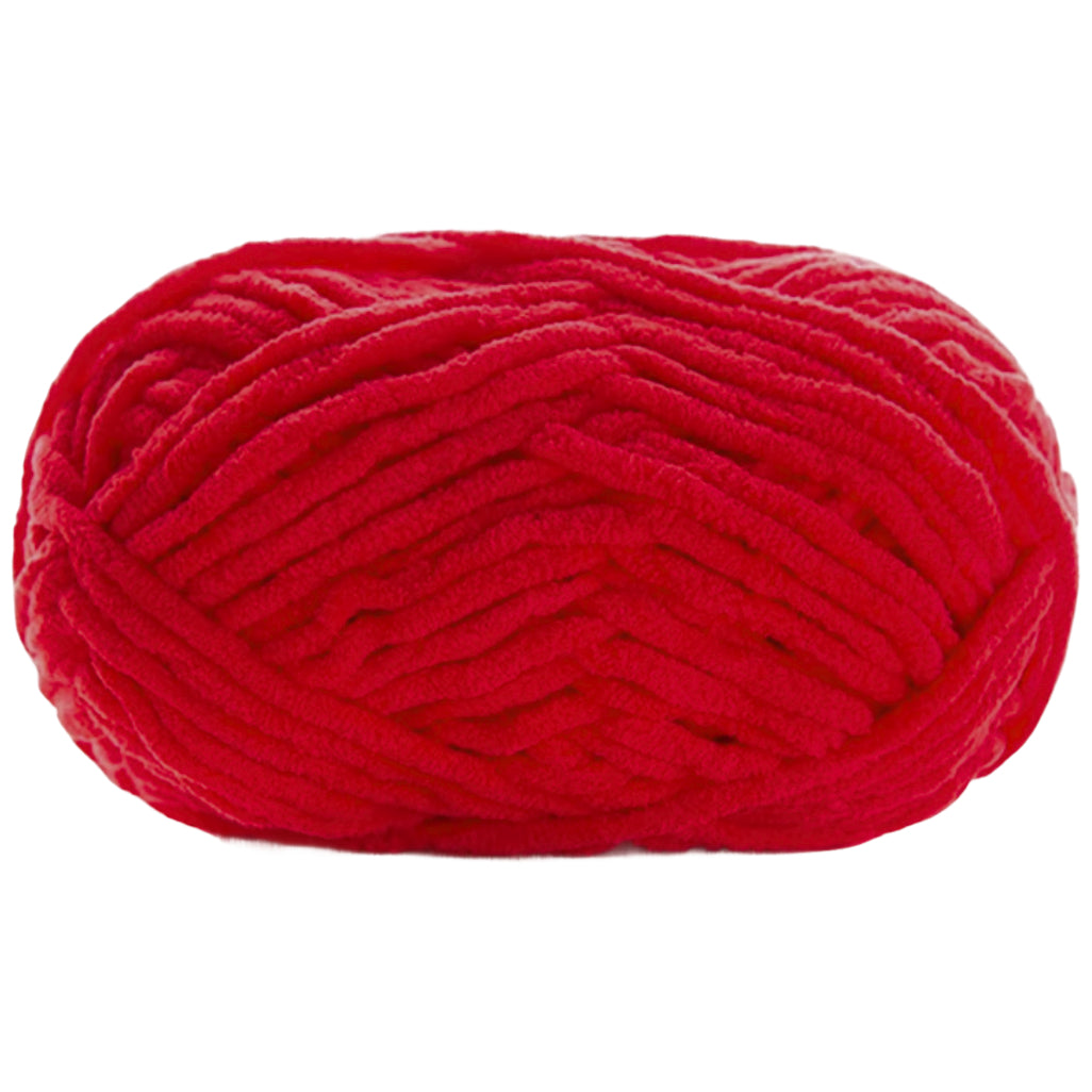 Super Bulky Chenille Velvet Yarn – Size 6 Fluffy Plush Yarn for Crocheting, Amigurumi, and Baby Blankets, 100g/3.53oz 120 yards