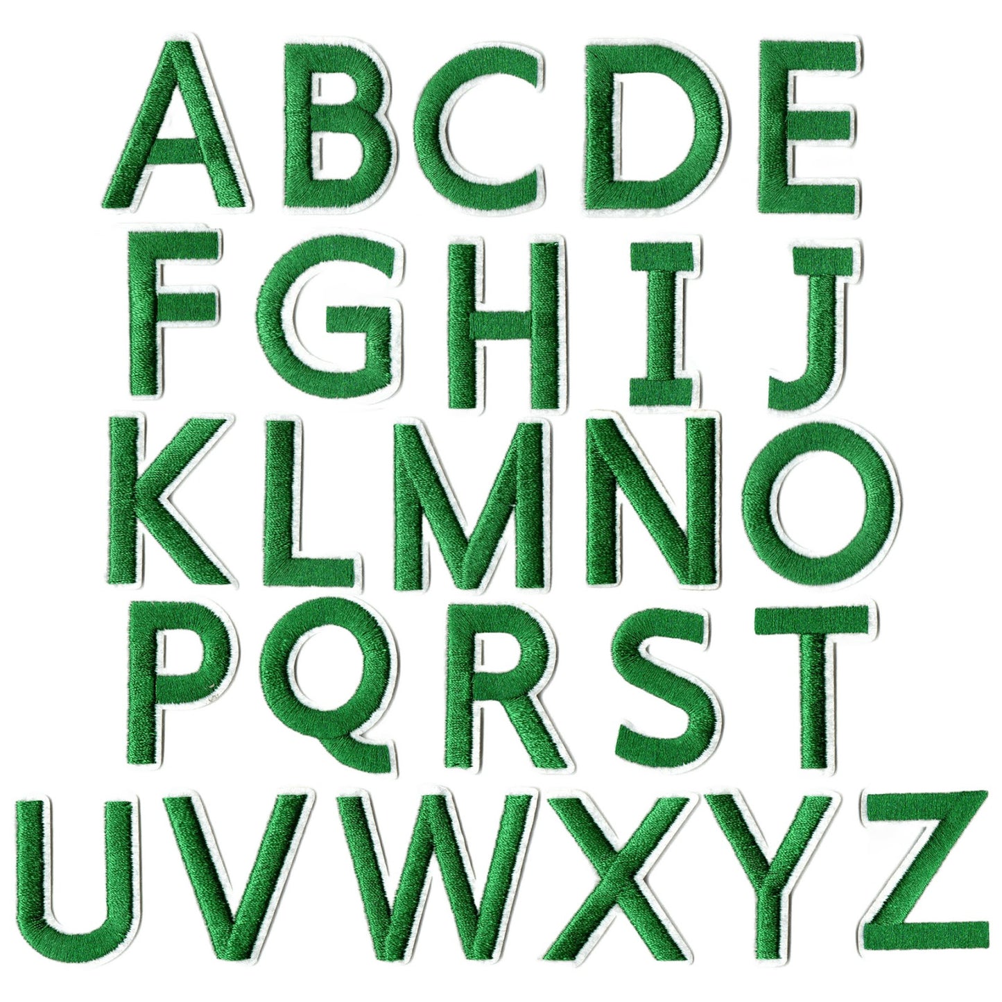 Iron-On Alphabet and Number Embroidered Patches for Clothing, Hats, Jeans, DIY Crafts and Sewing Repairs