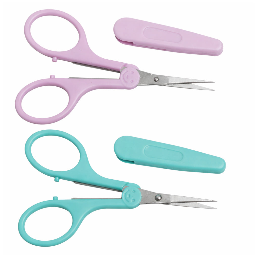 High Precision Detail Scissors Fine Tip Stainless Steel for Paper Cutting, Sewing, Scrapbooking and Crafts, Pack of 2