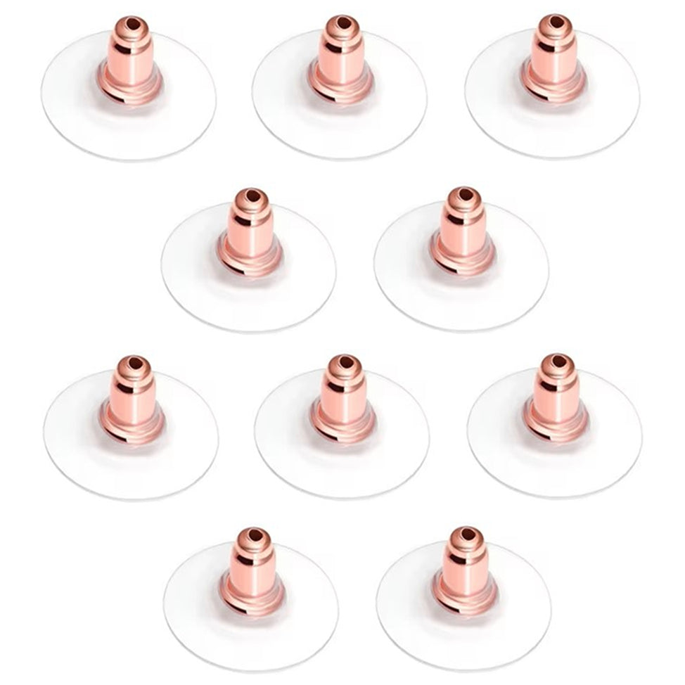 Clear Silicone Earring Backs Hypoallergenic Soft Rubber Stud Earring Safety Stoppers
