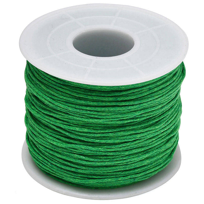 1mm 76.55 Yards Waxed Cotton Cord String for Beading, Macrame, Bracelet, and Necklace Making