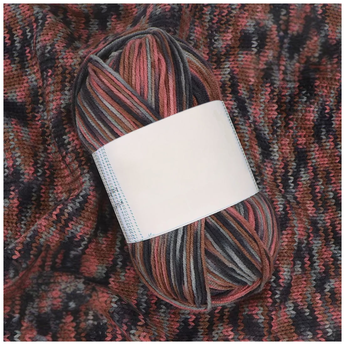Soft Acrylic Variegated Baby Yarn – Fingering Weight for Knitting & Crochet, 50g/1.76oz 191 yards