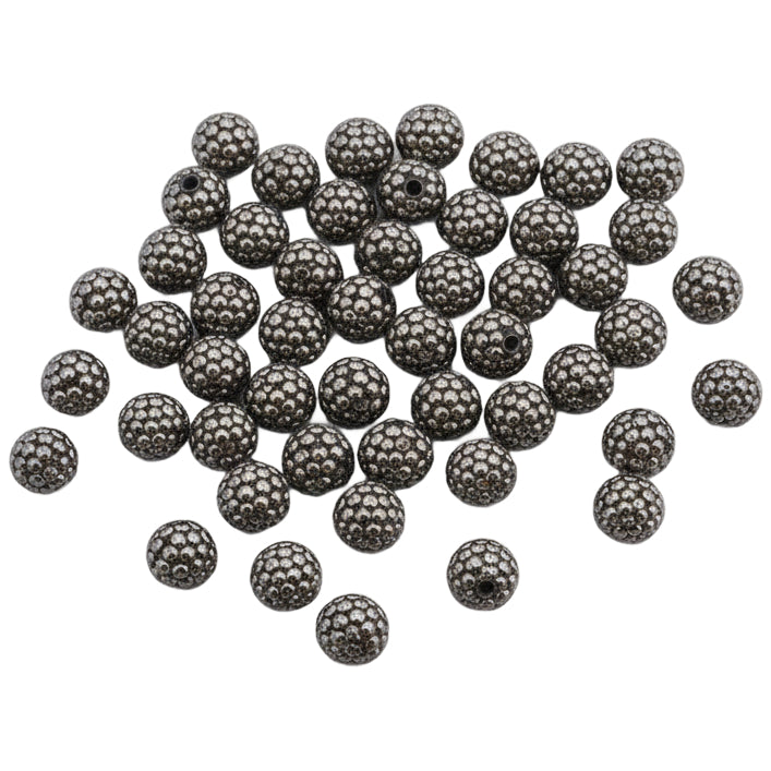 Sparkle Rhinestone Clay Beads Round Disco Spacer Beads for Jewelry Making, Bracelets, Earrings and DIY Craft Projects