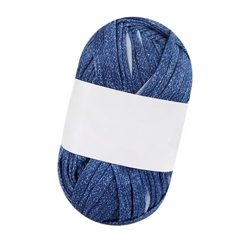 Polyester T-Shirt Yarn for Crochet Bags, Baskets, Coasters, and Crafts, 100g/3.53oz 48 Yards