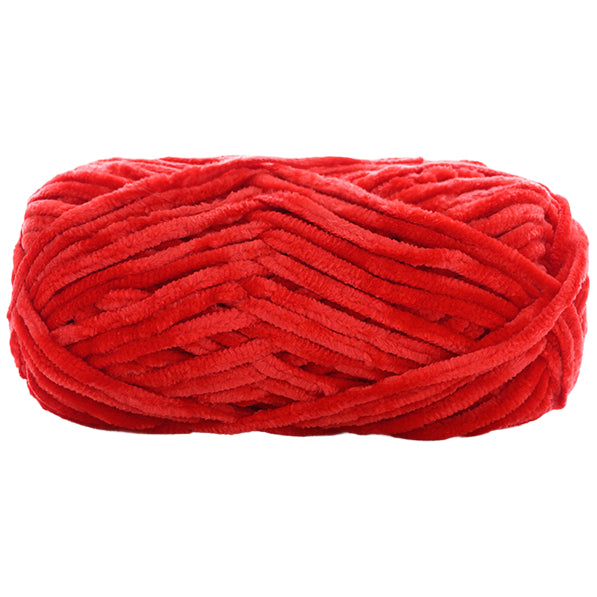 Thick Velvet Chenille Yarn 100 Grams/3.52oz 87.5 yards Skein Soft Chunky Plush Yarn for Knitting and Crocheting