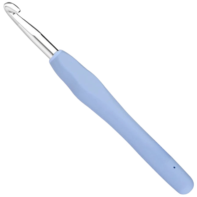 Ergonomic Crochet Hook with Soft Handle – Long Needles for Beginners