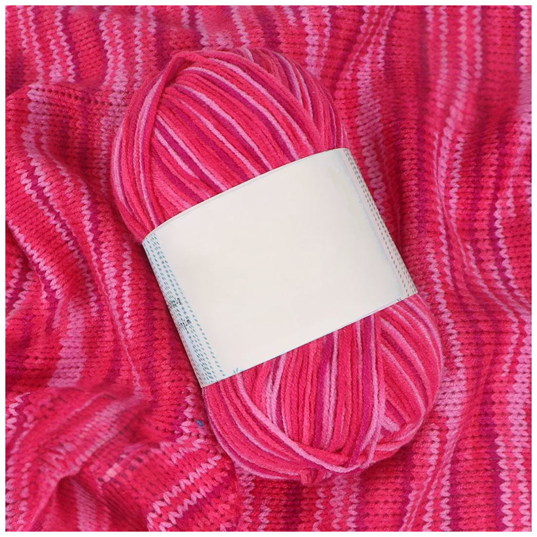Soft Acrylic Variegated Baby Yarn – Fingering Weight for Knitting & Crochet, 50g/1.76oz 191 yards