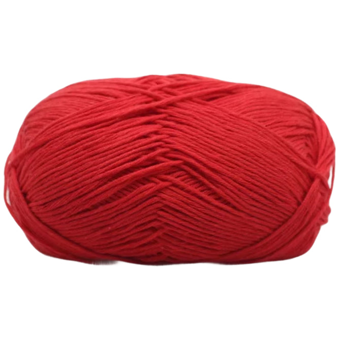 4-Ply Fingering Weight Yarn, 153 Yards 50g/1.76oz 100% Cotton Thin Yarn for Crochet & Knitting