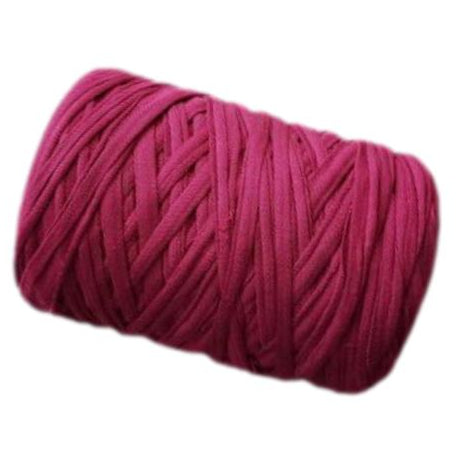 T-Shirt Yarn with Spandex for Crochet Bags, Craft Projects, and Home Decor, 500g/17.63oz, 164 Yards
