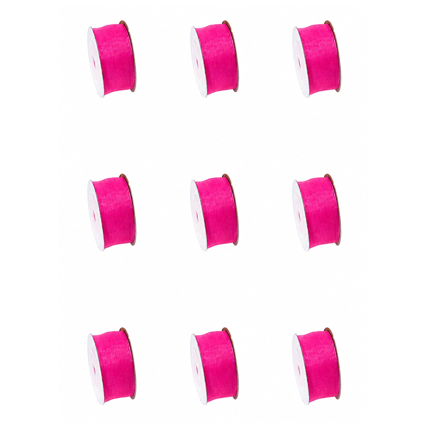 Ribbon Set for Gift Wrapping Weddings Crafts Bows and DIY Decorations, Pack of 9
