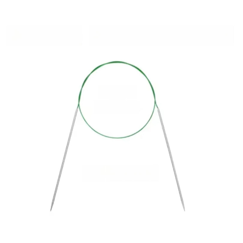 Stainless Steel Circular Knitting Crochet Needles, 80cm for Durable and Precise Stitching