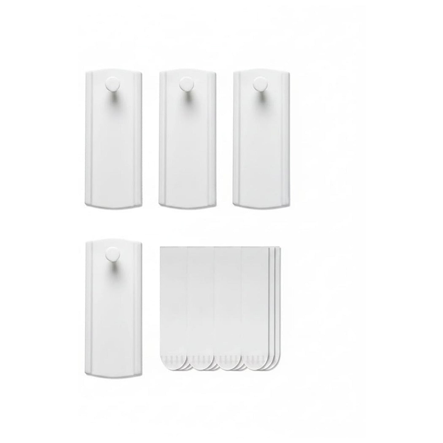 No Tool Sawtooth Picture Hangers with Adhesive Strips for Frames Wall Decor and 4 Lb Displays