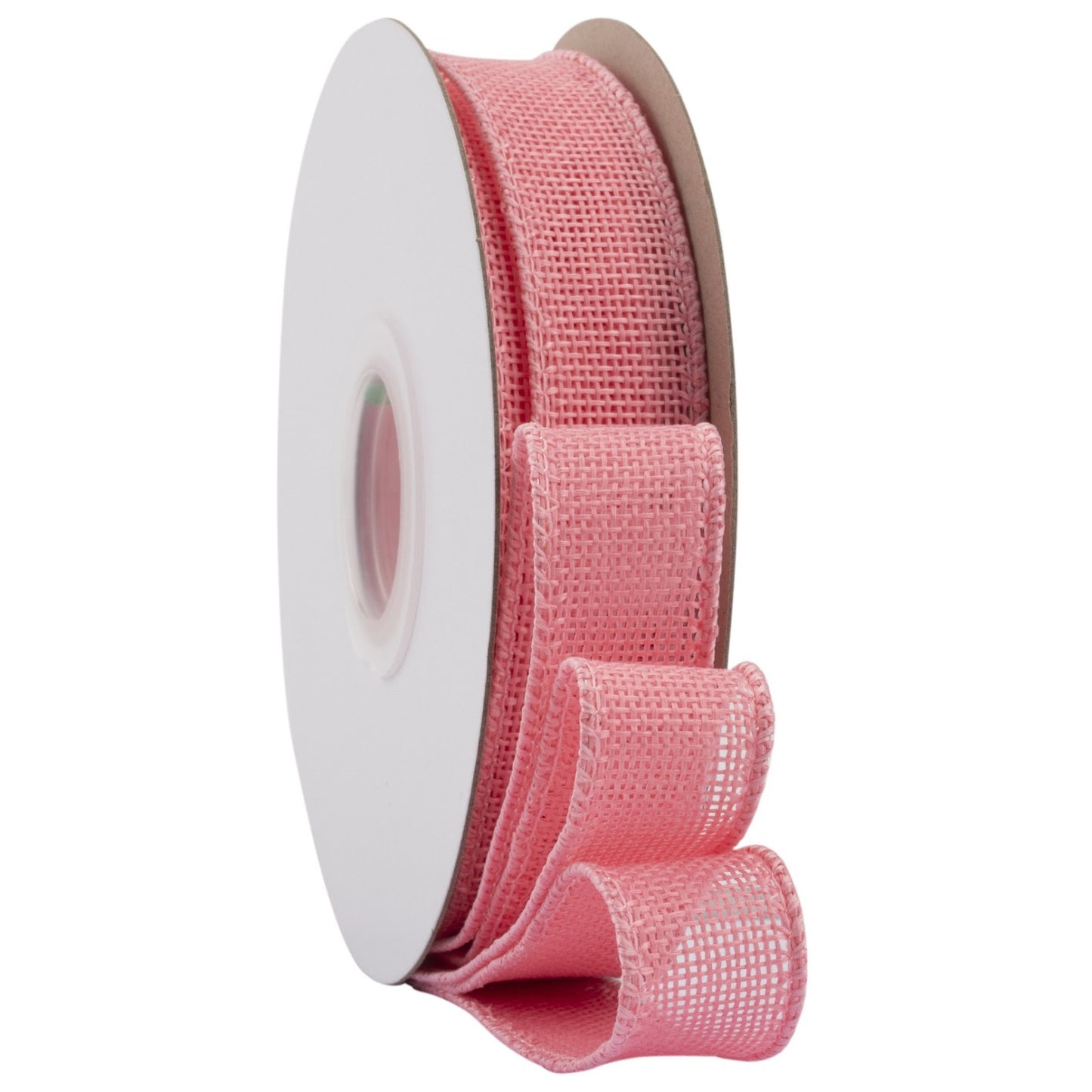 Burlap Wired Edge Ribbon 1.5 Inch x 10 Yards Natural Solid for Bows, Wreaths, and Decorations