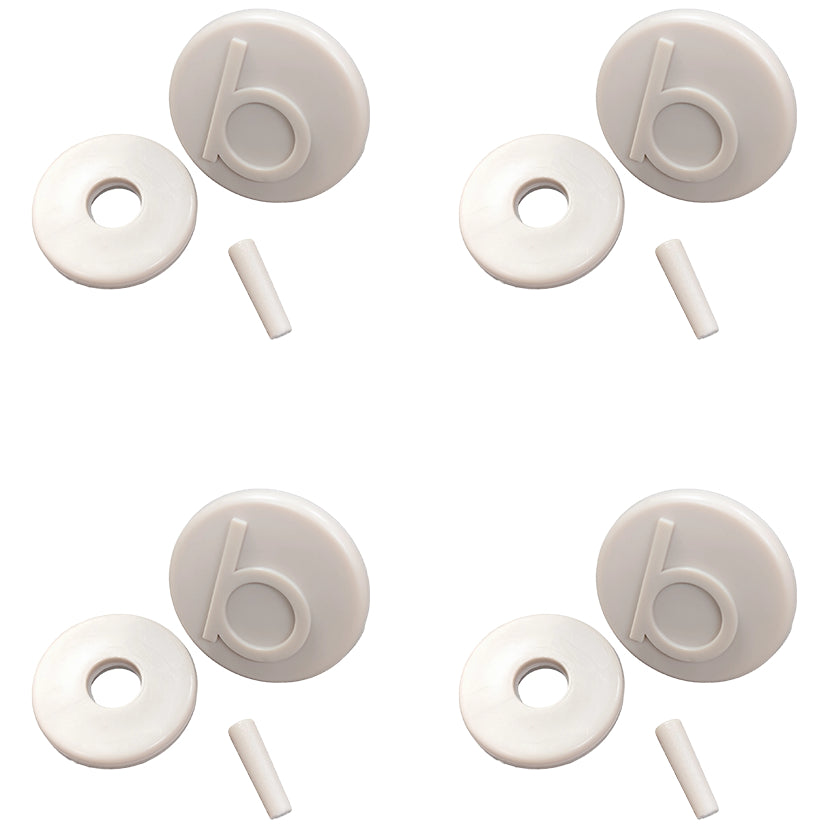 Replacement Handle Buttons with “b” Design for Bag Totes, Quick Fix Rivets for Beach Bag Straps and Repairs