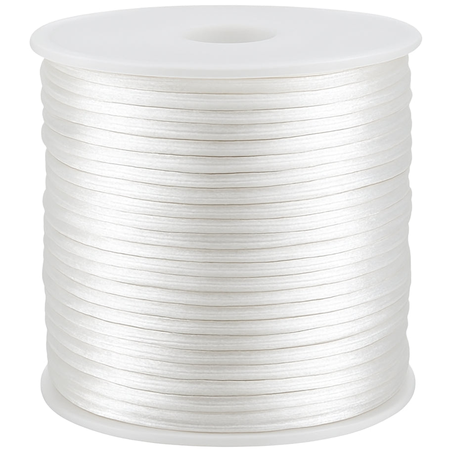 1mm 330 Feet Satin Nylon Cord for Jewelry Making, Beading, Bracelets, Macrame, and Chinese Knot Craft