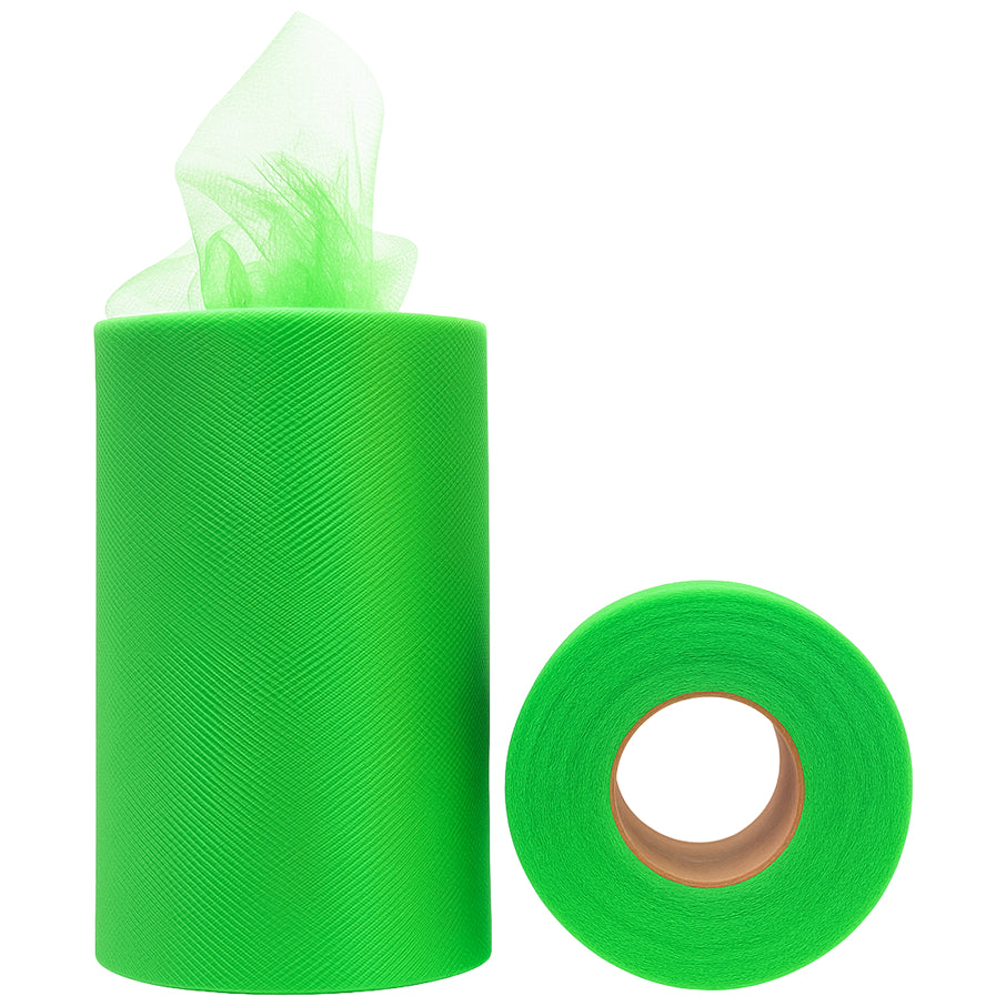 6 Inch x 100 Yards Polyester Tulle Fabric Roll for Crafts, Gift Wrapping & Party Decorations
