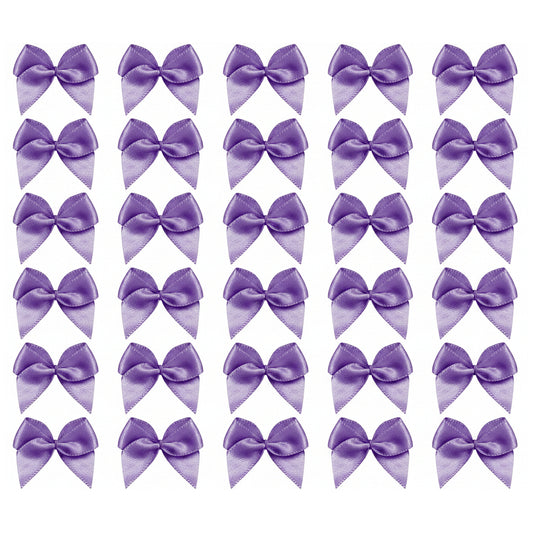 1 Inch Mini Satin Ribbon Bows for DIY Crafts Wedding Decor and Gift Box Decoration