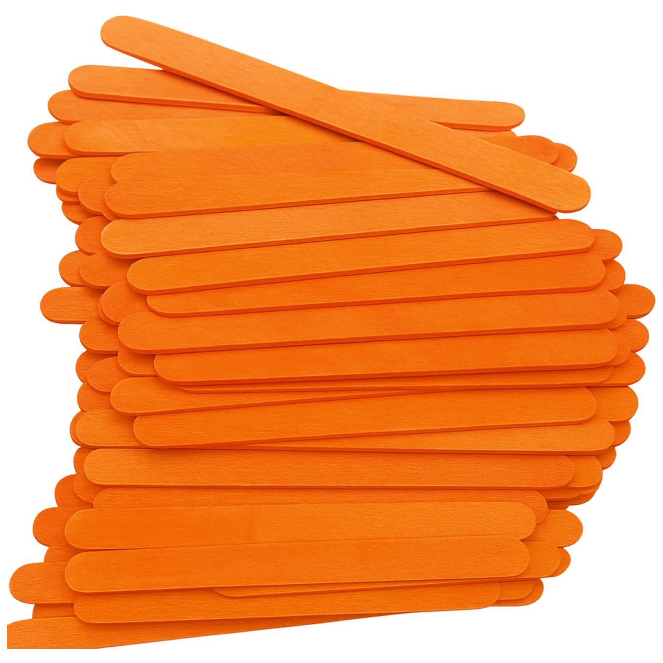 Wooden Popsicle Sticks 4.5 Inch Natural Craft Sticks for Ice Cream and DIY Projects, Pack of 200