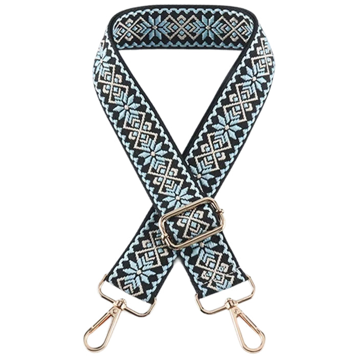Adjustable 11-Inch Wide Stripe Purse Strap Replacement for Crossbody Handbags and Shoulder Bags
