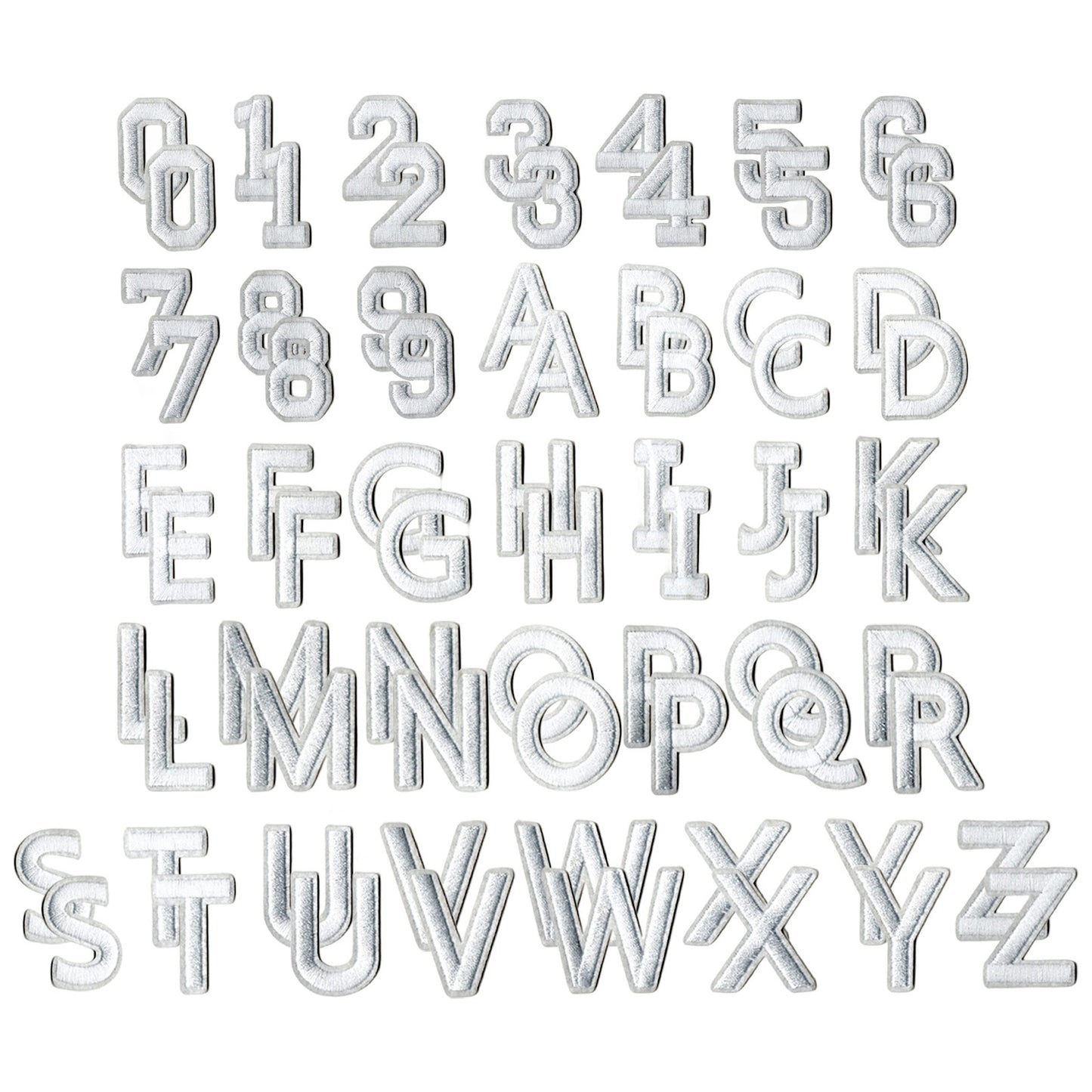 Iron On Alphabet Letter Patches A to Z Embroidered Applique for Clothes Hats Jeans