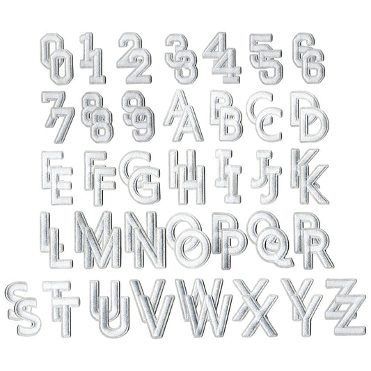 Iron On Alphabet Letter Patches A to Z Embroidered Applique for Clothes Hats Jeans