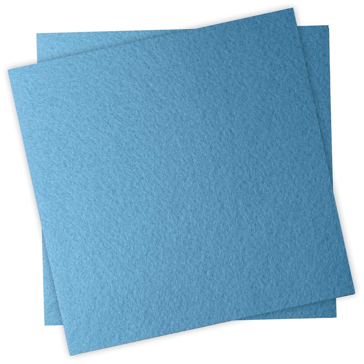 Polyester Felt Fabric Sheets, 12 x 12 Inches, 1 mm Thick for Sewing and Crafts, Pack of 2