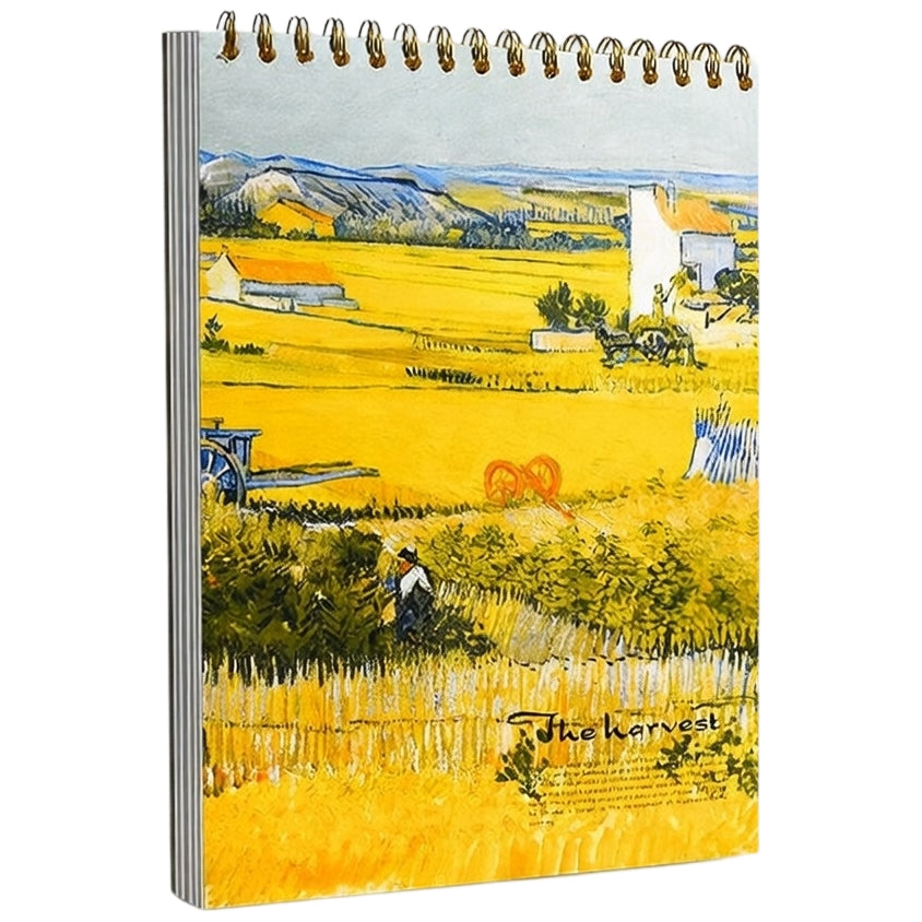 Spiral Sketchbook 8.26 x 11.42 Inch 60 Sheets 100gsm Drawing Pad Hard Cover for Kids Art Supplies