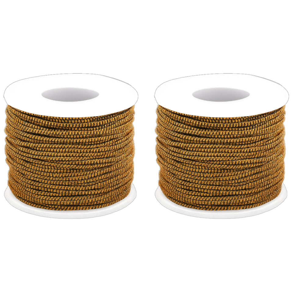 1mm Stretchy Elastic Cord for Bracelet and Jewelry Making, 330 Feet Each, Pack of 2