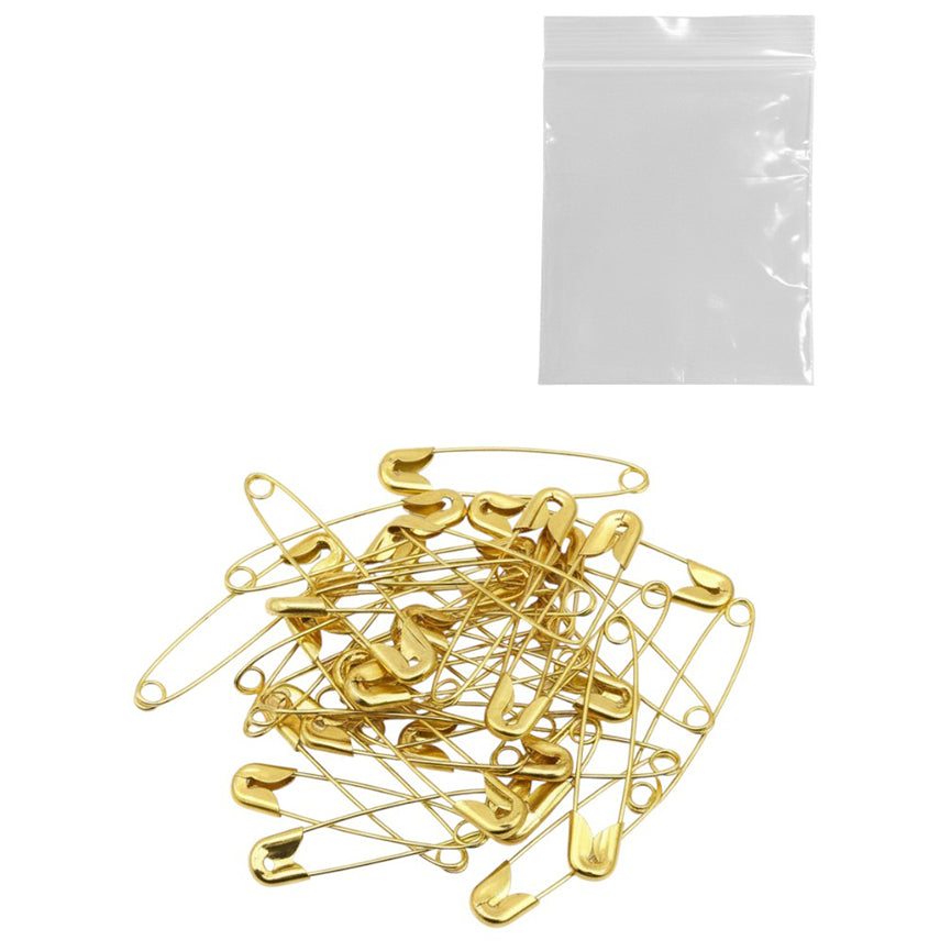 Safety Pins Nickel Plated Steel Rust Resistant Bulk Set for Clothes Sewing Crafts and Art Use