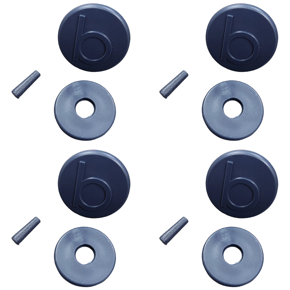 Replacement Handle Buttons with “b” Design for Bag Totes, Quick Fix Rivets for Beach Bag Straps and Repairs