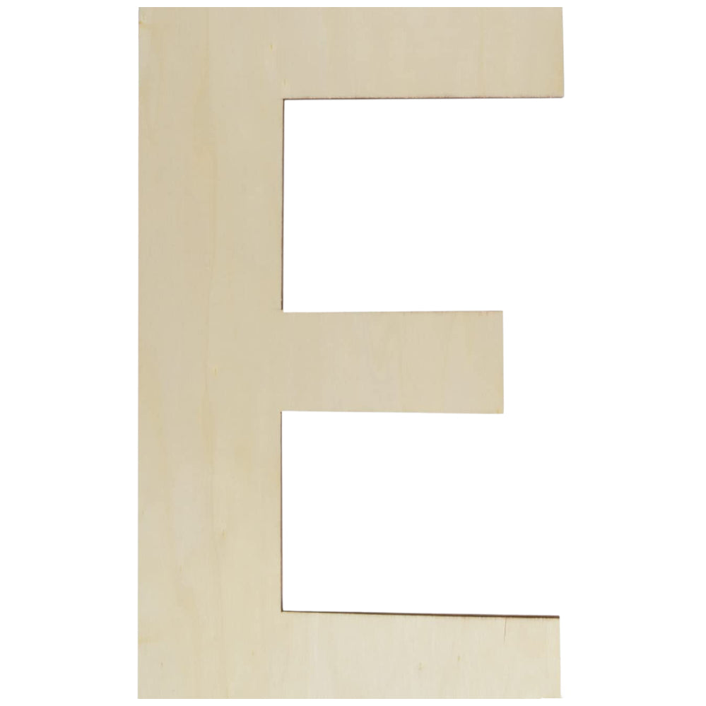 Unfinished Wooden Letter Style Surface for DIY Arts Crafts Home Decor Projects