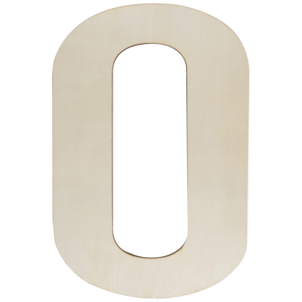 Unfinished Wooden Letter Style Surface for DIY Arts Crafts Home Decor Projects